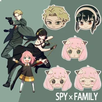 new anime spy x family brooch pins cosplay twilight yor forger anya forger enamel metal badges collection jewelry accessories