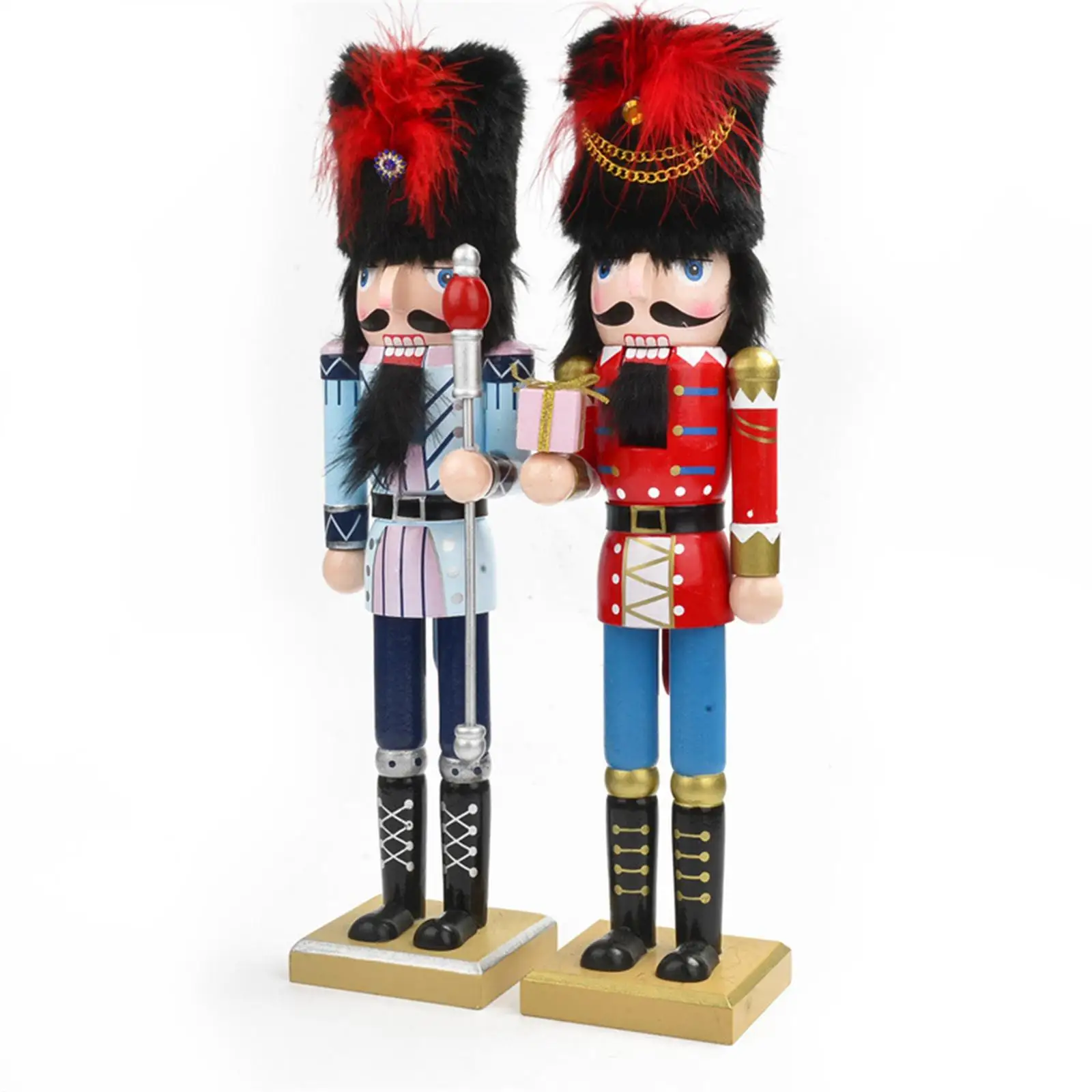 Рождественская фигурка Щелкунчика орнамент 15 дюймов традиционное портативное