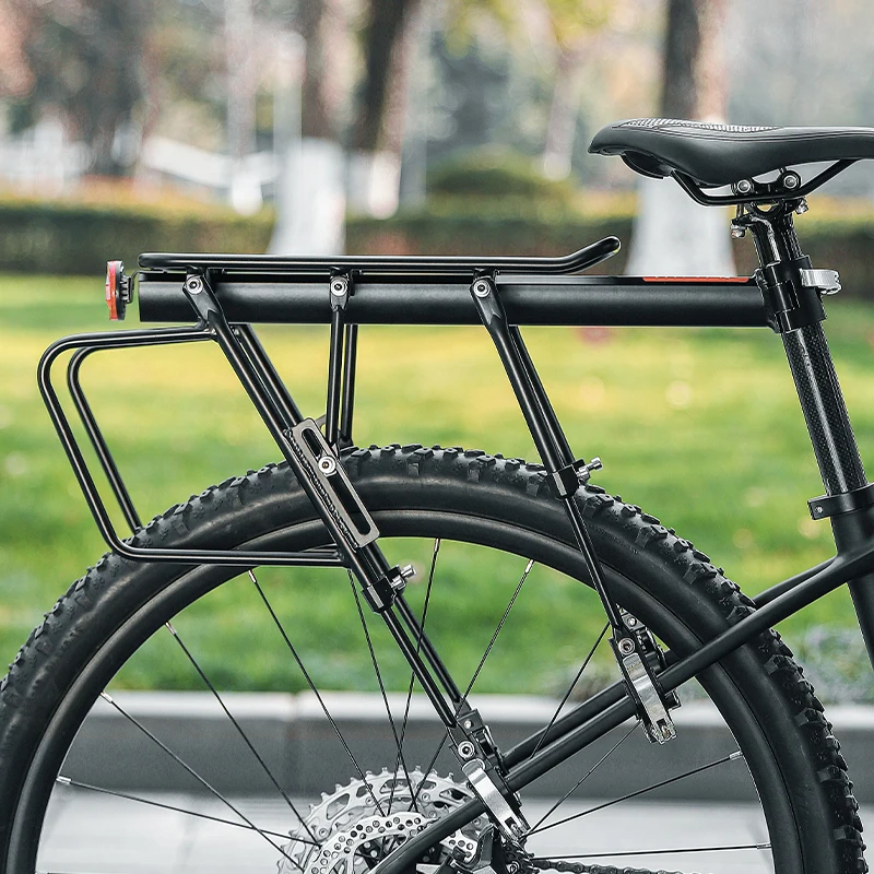 WEST BIKING багажник для заднего сиденья велосипеда нагрузка 100 кг алюминиевый сплав