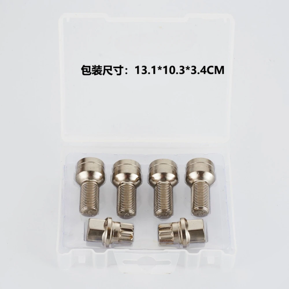 

M12x1,5/M14x1,5 винты для защиты от кражи колес, болты, противоугонные замки для колес, костюм для VW Audi Mercedes-Benz Skoda