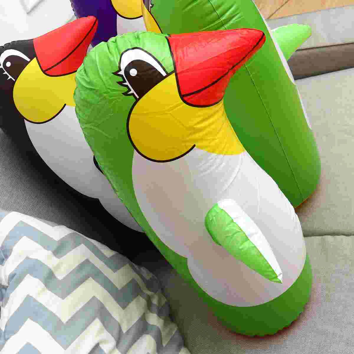 

4pcs Inflatable Toys Blow PVC Sharp-mouthed Tumbler Penguin Punching