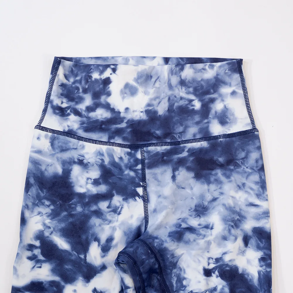 NWT Tie Dye Yoga Leggings Align Women's Quick Dried Sports Pants Tight, High Waist, Naked 9-point Jogging Training Fitness