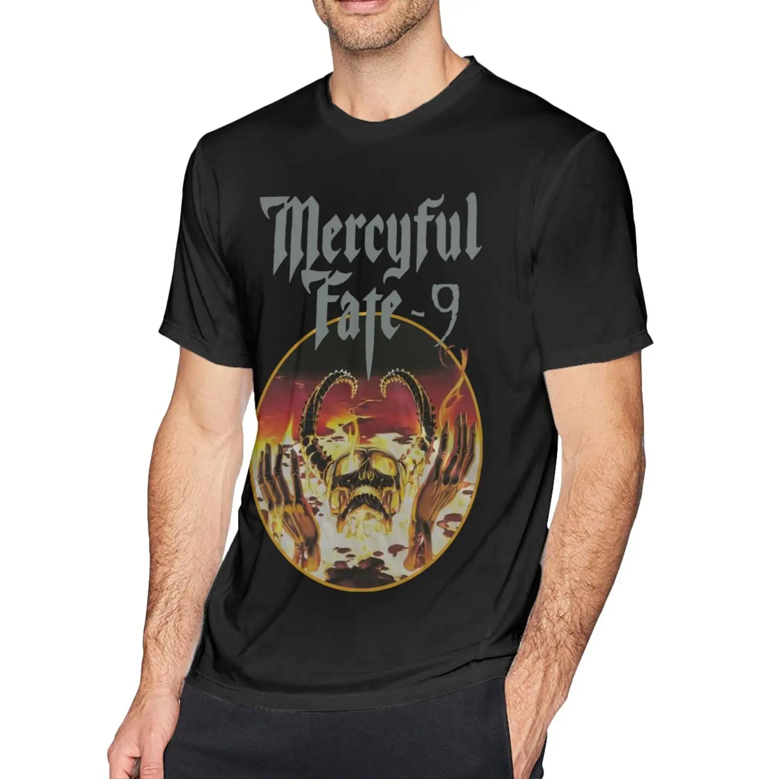 

Футболка Mercyful Fate 9, женская одежда, футболка большого размера в стиле Харадзюку, Мужская футболка в стиле Харадзюку, мужские рубашки, мужская...