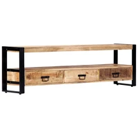 tv cabinet 150x30x45 cm solid mango wood