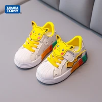 pokemon childrens shoes spring and autumn childrens toddler board shoes boys soft bottom shell toe girls casual antiskid shoe