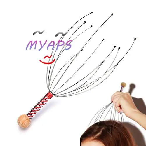 

Head Relax Massager Healing Neck Claw Massage Anti-stress Pain Relief Octopus Scalp Relax Spa Headache Stimulate Blood Circulate