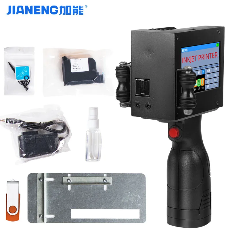 

Портативный струйный принтер Jianeng для фотографий, стеклянный картон, металл, пластик, Номер Qr, штрих-код, срок годности