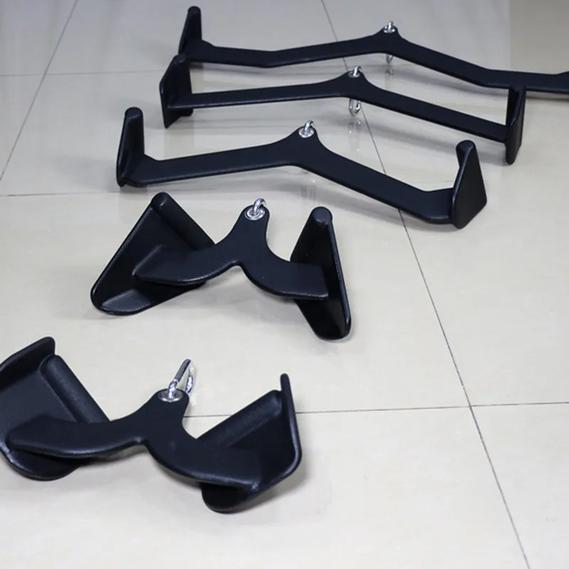 5 Pc/Lot LAT Pull Down Fitness Handle Triceps Bicep Pully Cable Machine Accessories Grips Home Gym Crossfit Rowing T Bar V |