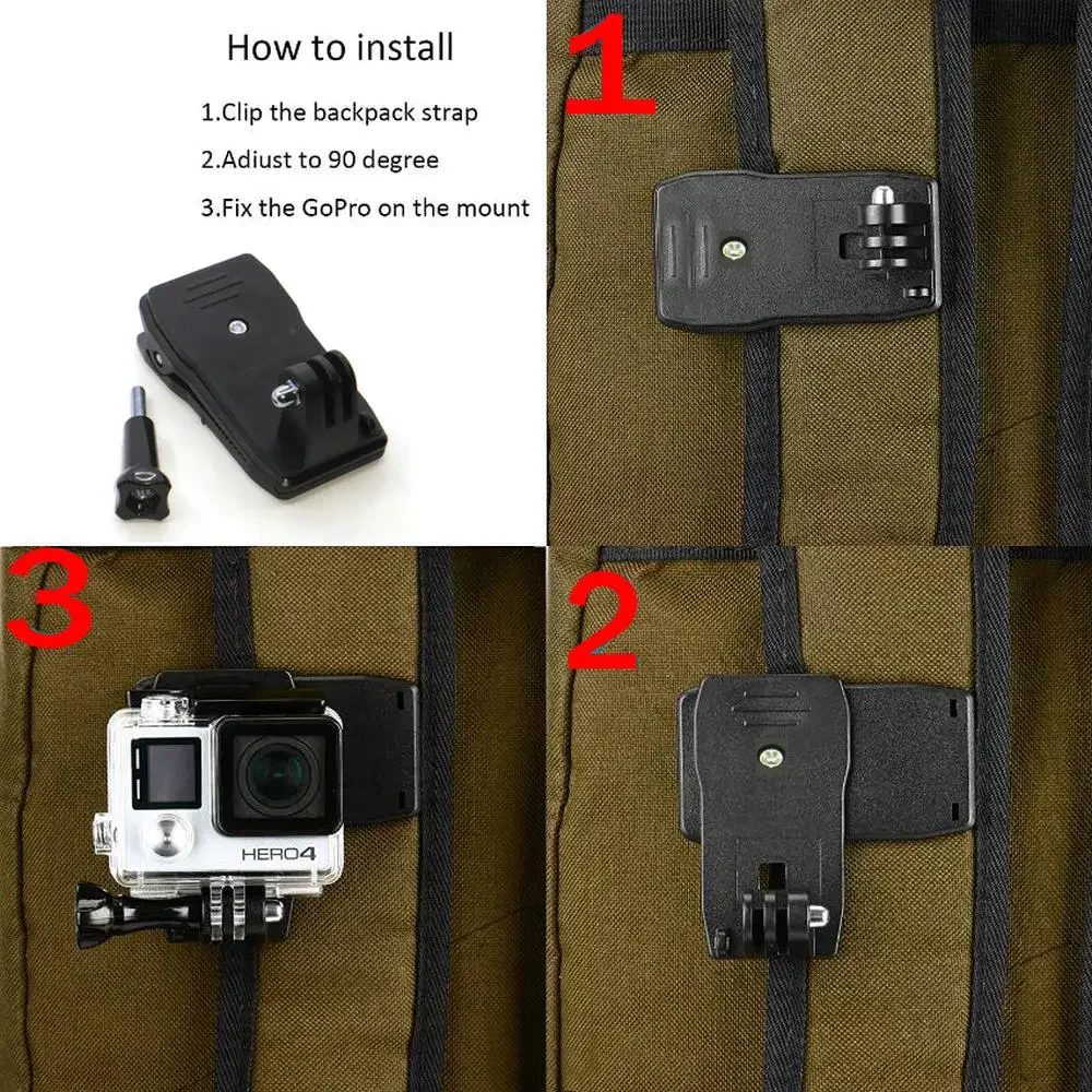 Параплана/парамоторное крепление на ногу-крепление рюкзак для экшн-камеры Gopro