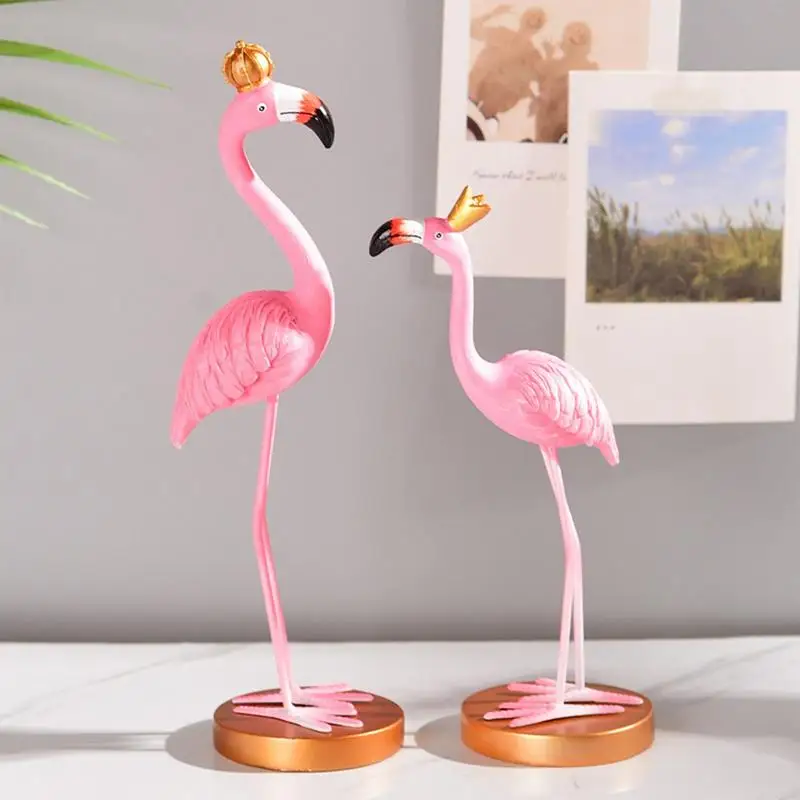 

Outdoor Garden Lawn Flamingo Decor Resin Flamingos Statue Ornament Garden Decor Pink Flamingo Statue Garden Sculptures For Patio