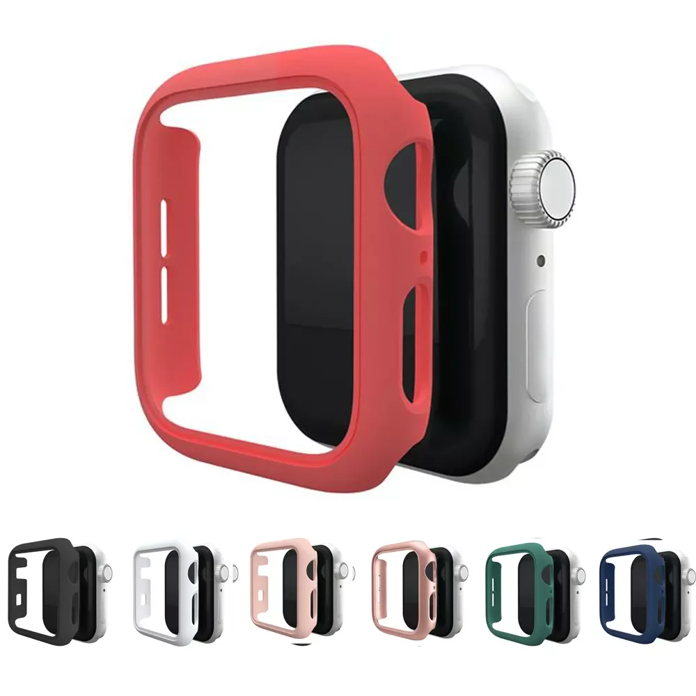 

Watch Cover for Apple Watch Case 44mm 40mm 42mm 38mm 45/41mm smartwatch Protector for iwatch7 SE 6 5 4 3 Apple Watch Accessories