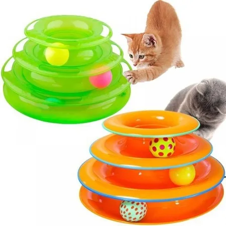 

3 layer Cat Toy Tower Of Tracks 454322832