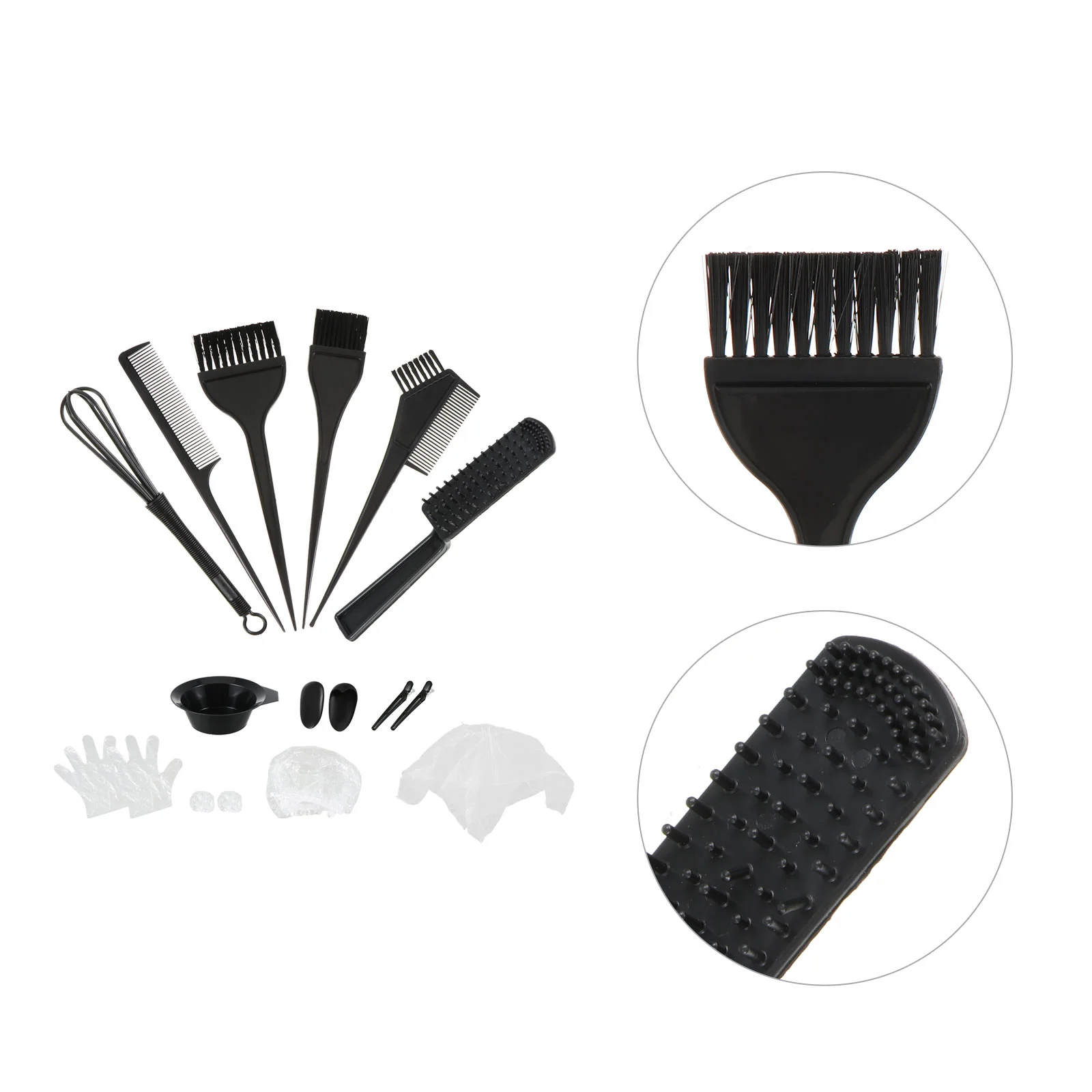 

1 Set Professional Hair Coloring Dyeing Kit Brushes Bowls Combs Ears Covers