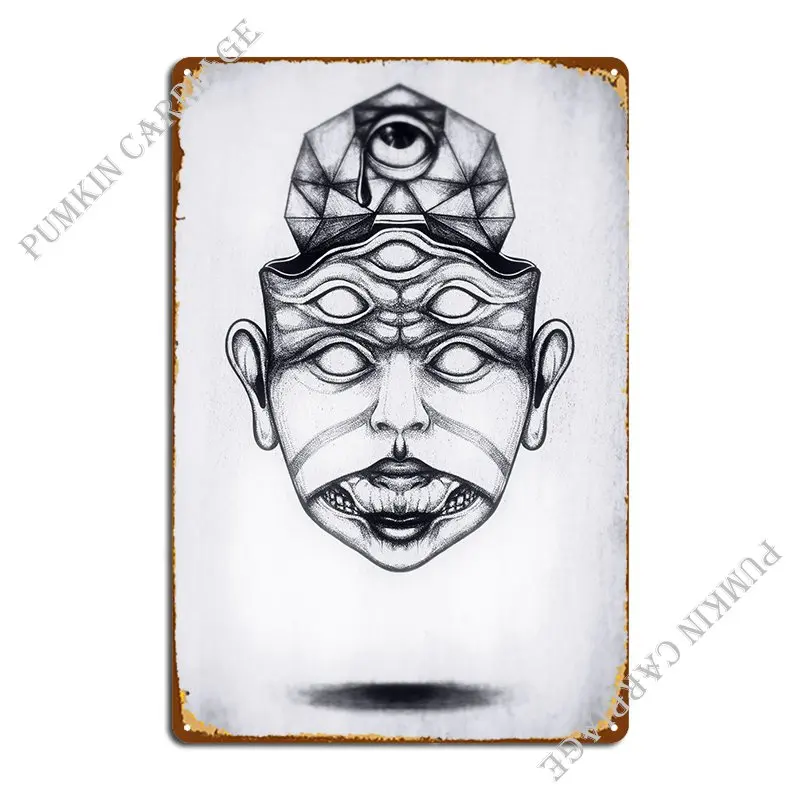 

Металлический плакат Thinker, ржавая Настенная роспись на заказ, дизайнерский фотоплакат