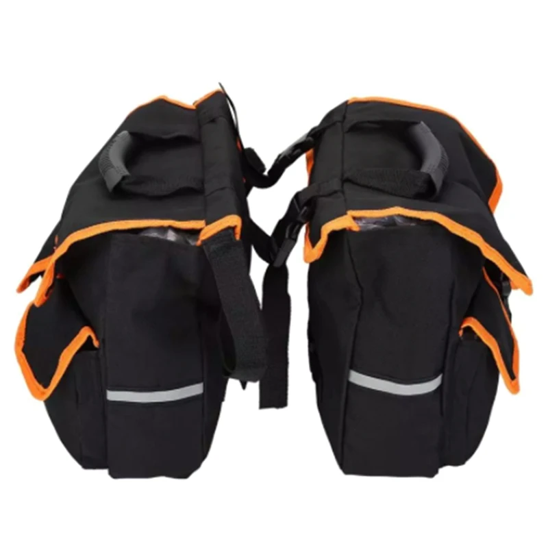 

Bicycle Trunk Bag Large Capacity Waterproof Large Capacity Cycling Double Side Rear Rack Luggage Carrier Tail Seat Pack