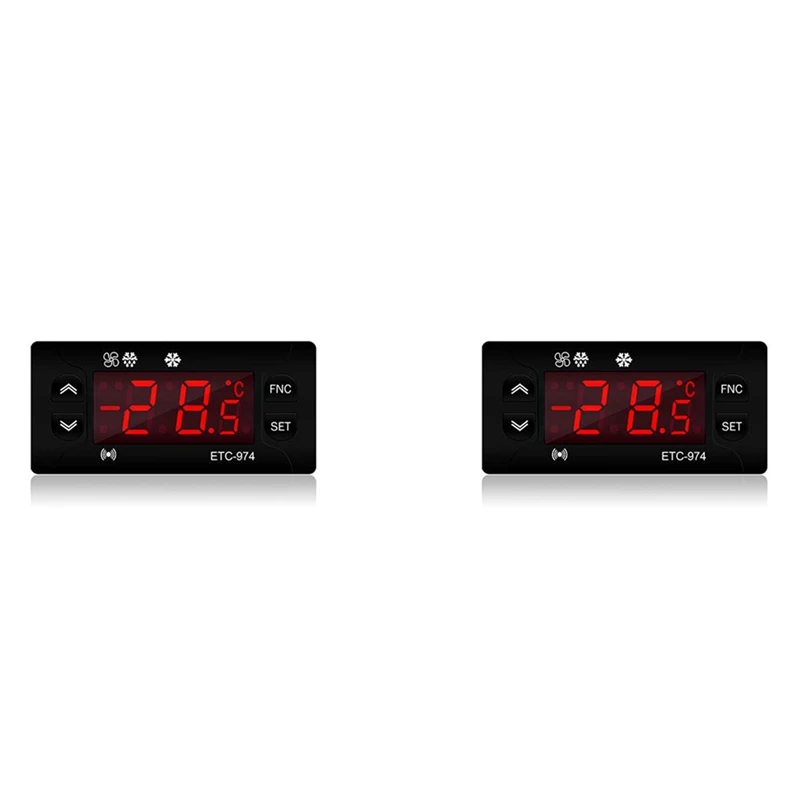 

Миниатюрный регулятор температуры AT14 10X, терморегулятор для холодильника, терморегулятор, термопара, двойной датчик NTC