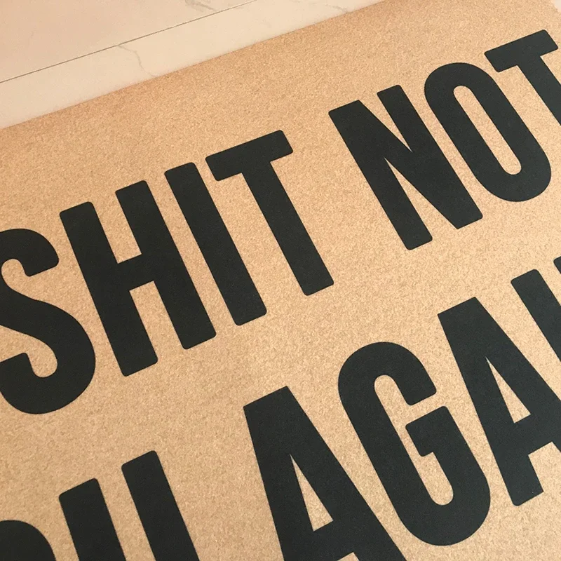 Коврик придверный не скользящий размером 30 на 18 дюймов машинная стирка нетканый