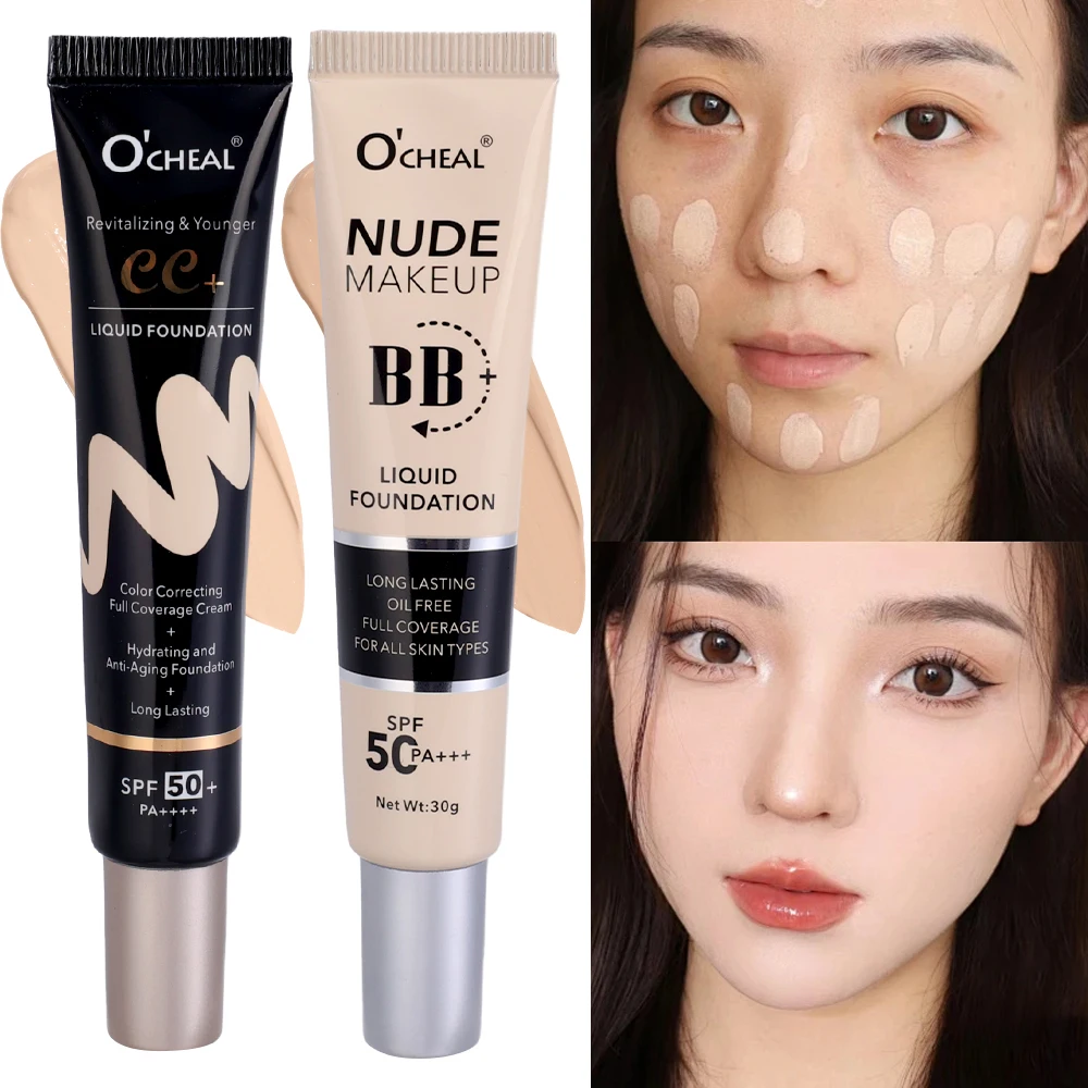 Водостойкий BB-крем тональный крем консилер стойкий осветляющий кожу увлажняющий