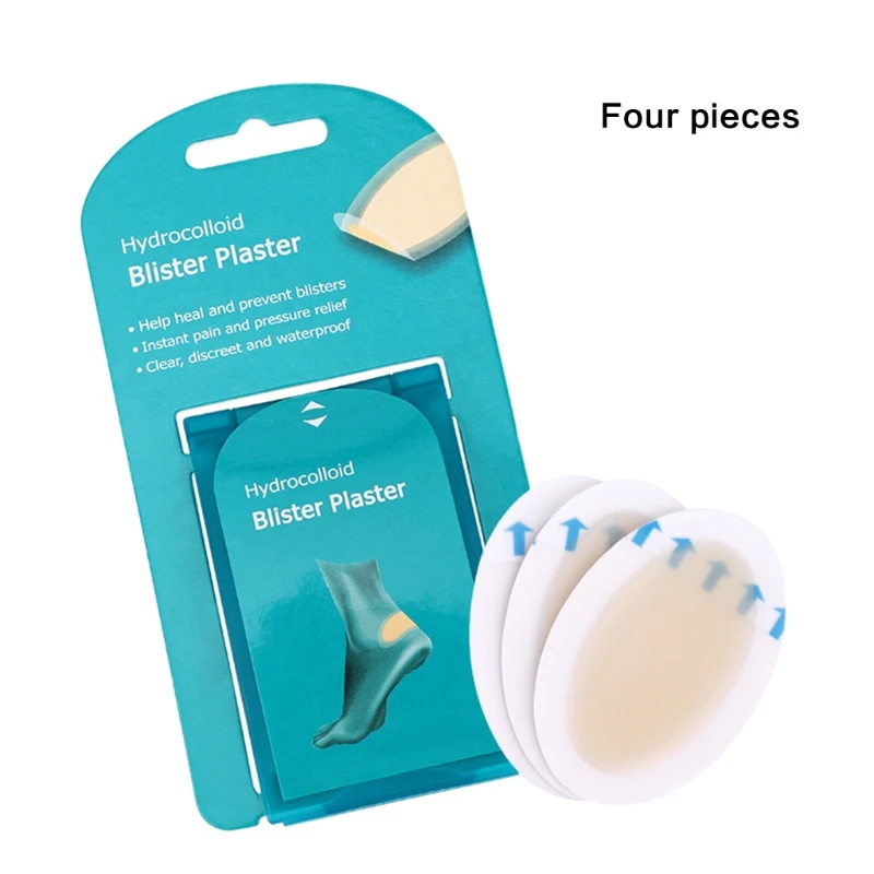 

4Pcs/Box Blister Bandages Waterproof Hydrocolloid Plaster Adhesive Anti-Wearing