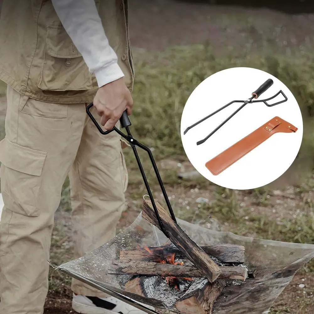 

Picnic Camping Bonfire Stove Outdoor Anti-Scalding Charcoal Clip Charcoal Clamp Fire Tongs