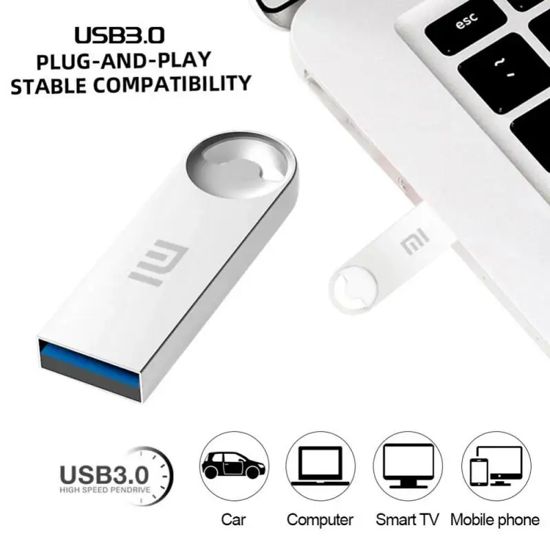 Флэш-накопитель XIAOMI 2 ТБ Type c OTG USB 3.0 для Iphone ipad Android 1 Pendrive 3in1 Storage Devices