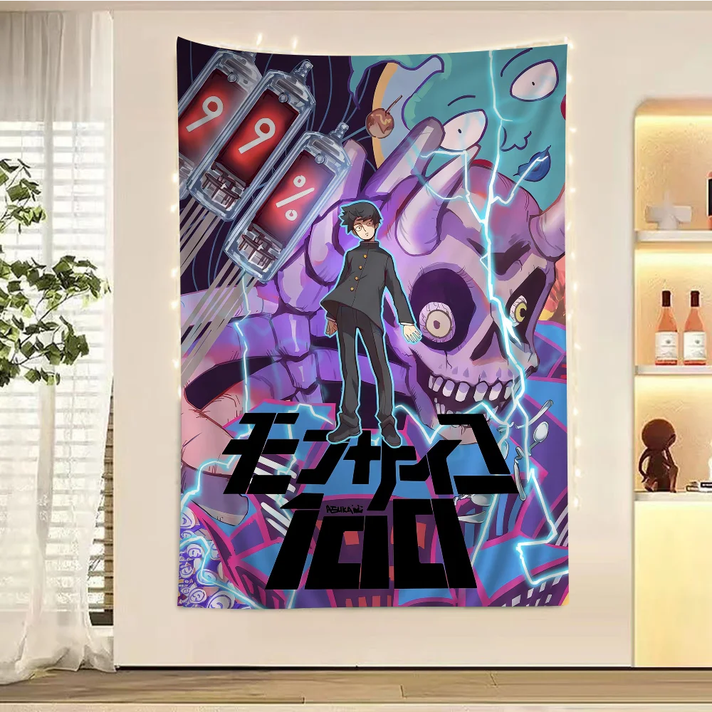 Аниме Mob P-PsychoS 100 сделай сам настенный гобелен хиппи цветок настенные ковры декор