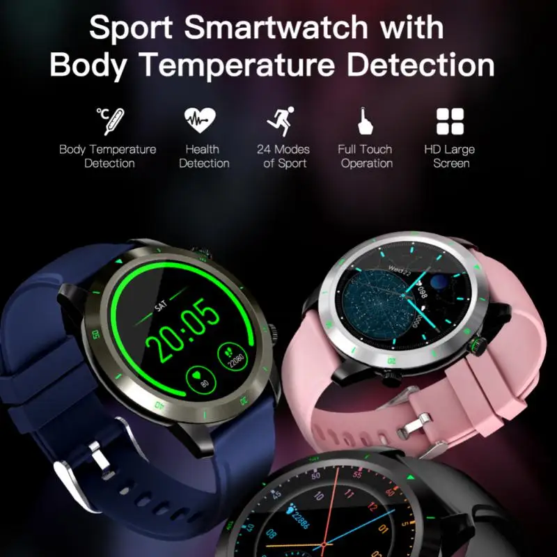 

Смарт-часы мужские спортивные с сенсорным экраном, Bluetooth