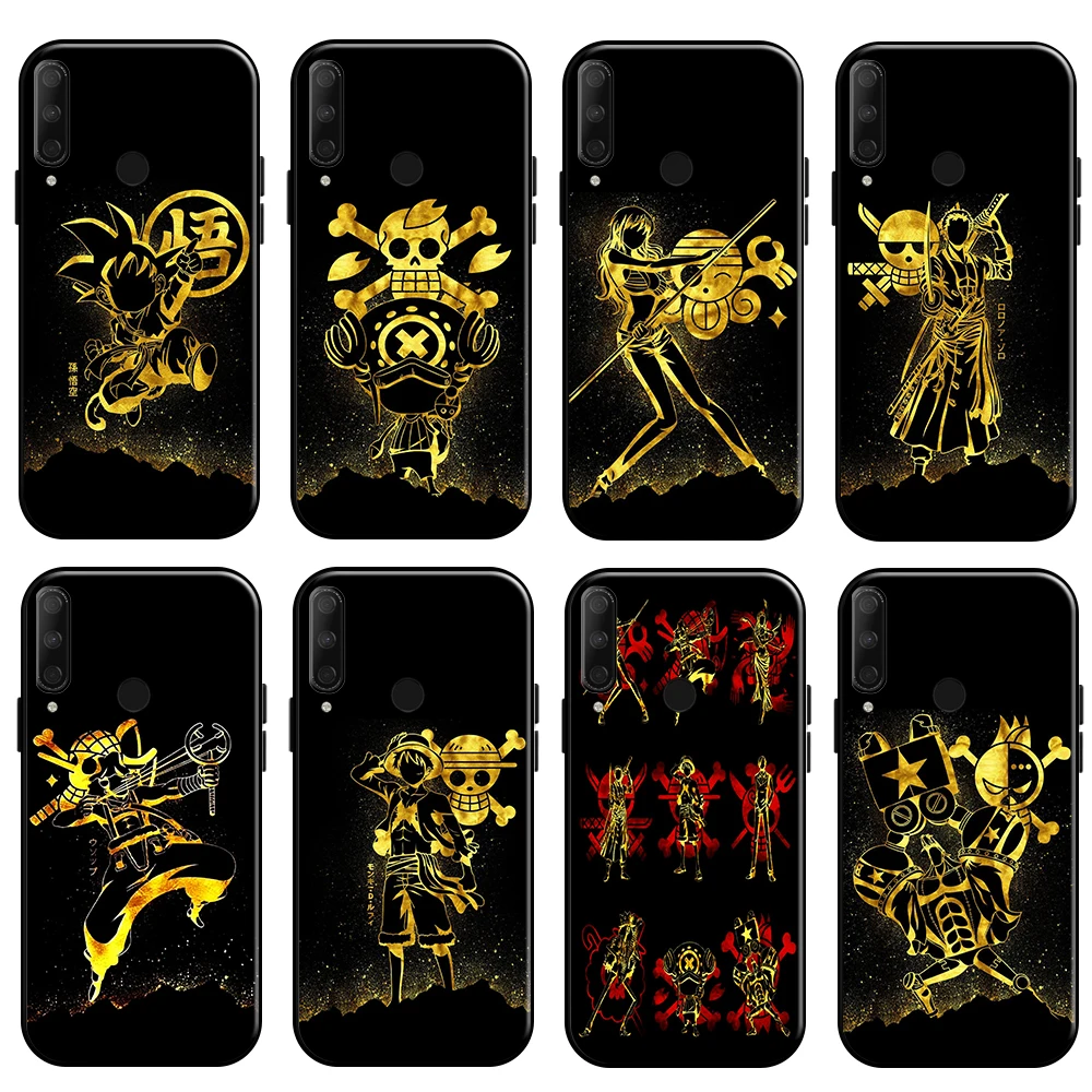 

One Piece Dragon Ball Phone Case For Huawei Honor 10X 9X Pro Lite Honor 8X Soft TPU Funda Black Liquid Silicon Coque Back