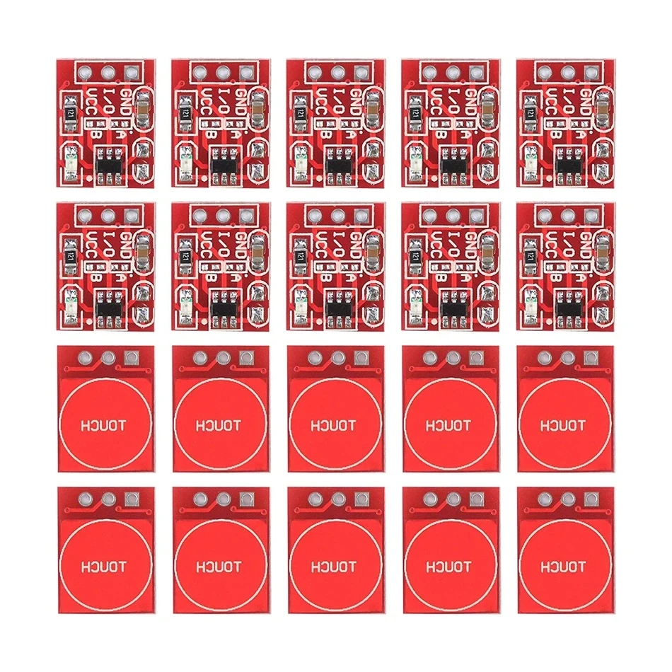 10/20/50/100 шт. TTP223 сенсорная кнопка модульная самоблокирующаяся пробежка Емкостный