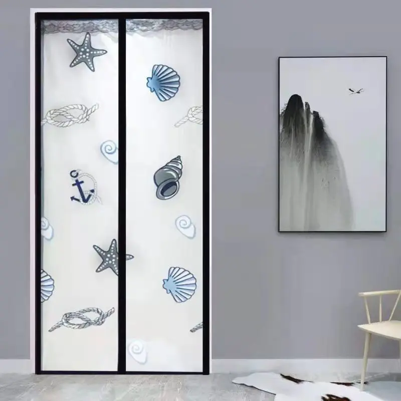 

Air Conditioning Door Curtain Anti Cooling and Heat Insulation Anti Mosquito Magnetic Self-priming Curtain Kitchen Door Screen