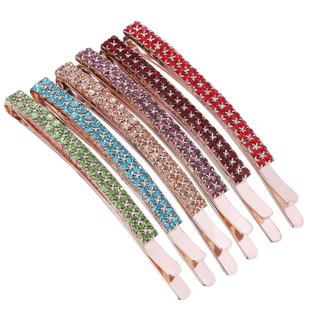 

Hair Clips Rhinestone Crystal Bobby Clip Barrettes Barrette Side Pin Pearl Clamps Sparkly French Bang Alligatorweddings Duckbill