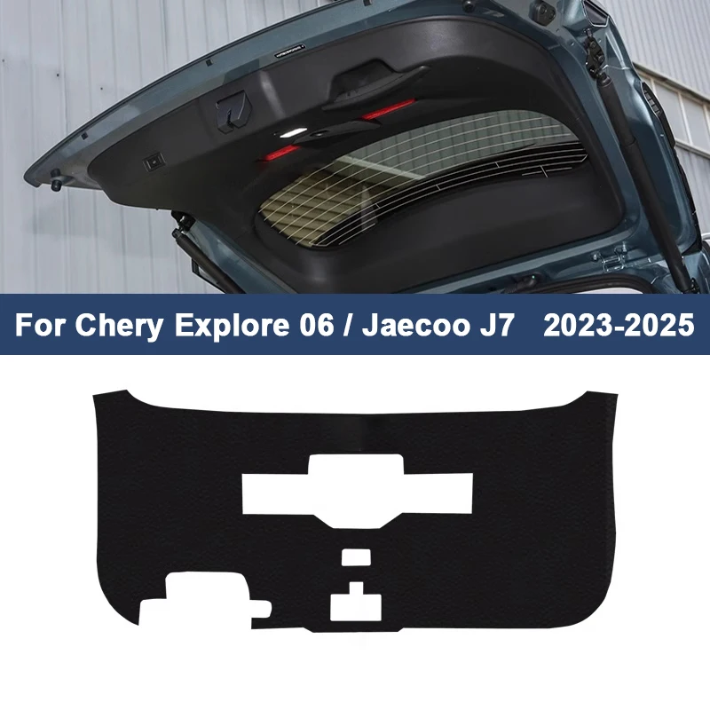 

Модернизированный кожаный коврик на заднюю дверь автомобиля 2025 для Chery Explore 06 Jaecoo J7 2023-2025, устойчивый к царапинам задний багажник, водонепроницаемый Easy Cl