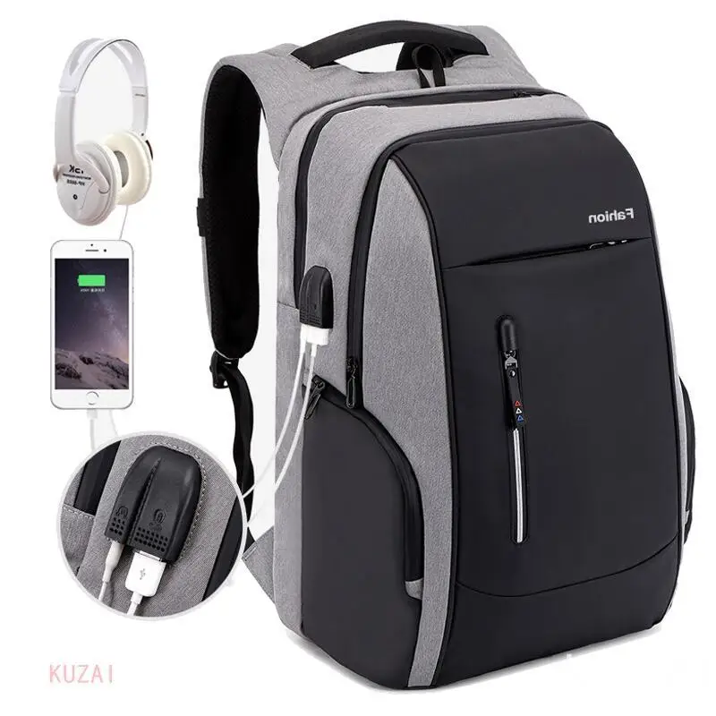 

Male 55L Travel backpack 17" Laptop Backpack Men USB Anti theft Backpacks for teens schoolbag youth mochila women backbag