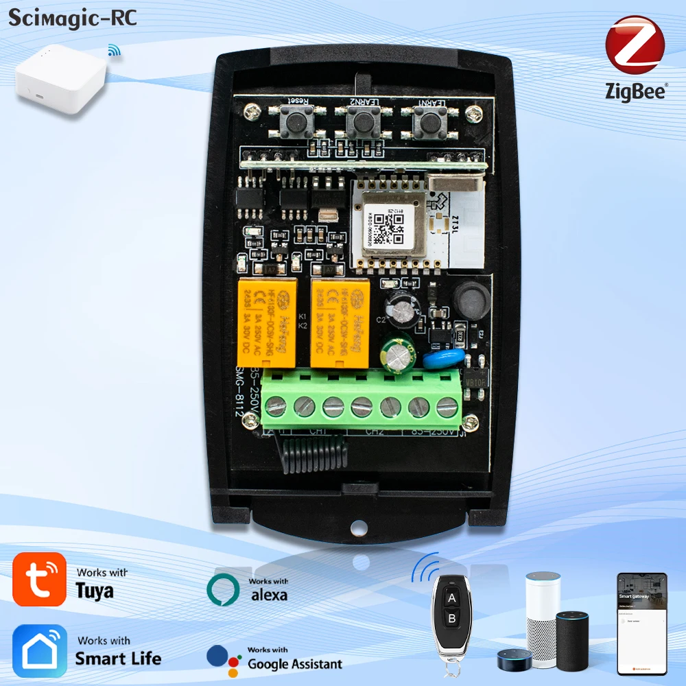 Zigbee умный пульт дистанционного управления приемник 433 МГц 92 универсальный