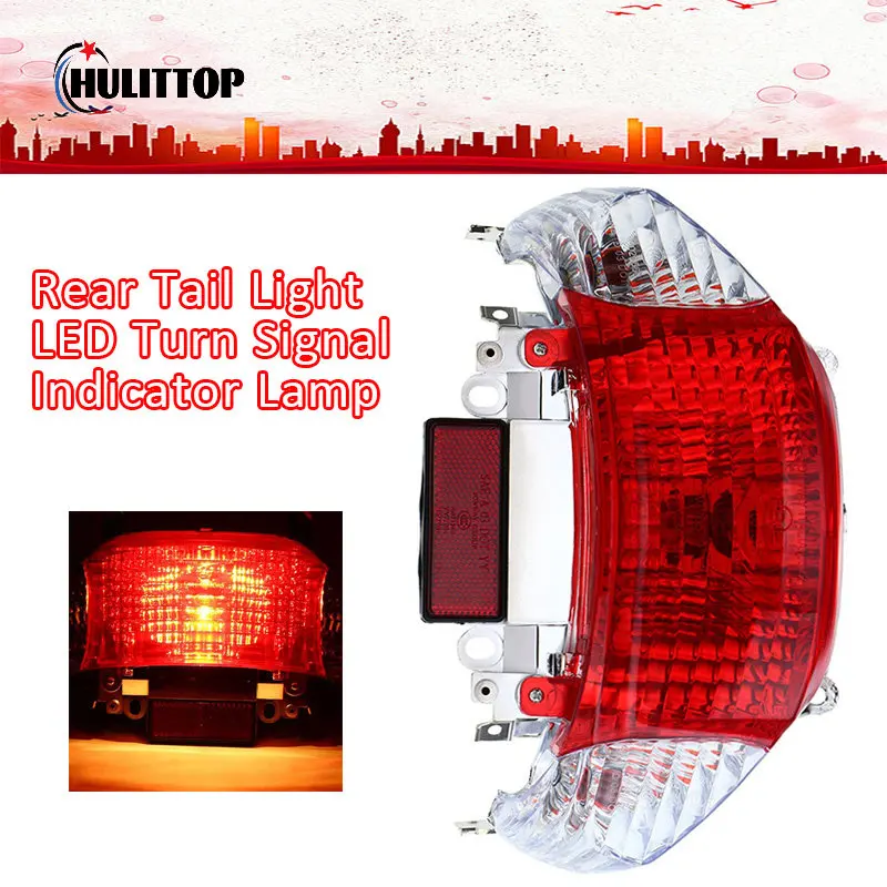 

Motorcycle Rear stop light tail light turn light Assembly For Chinese 50cc GY6 scooters moped Chuanl Sunny SSR TaoTao