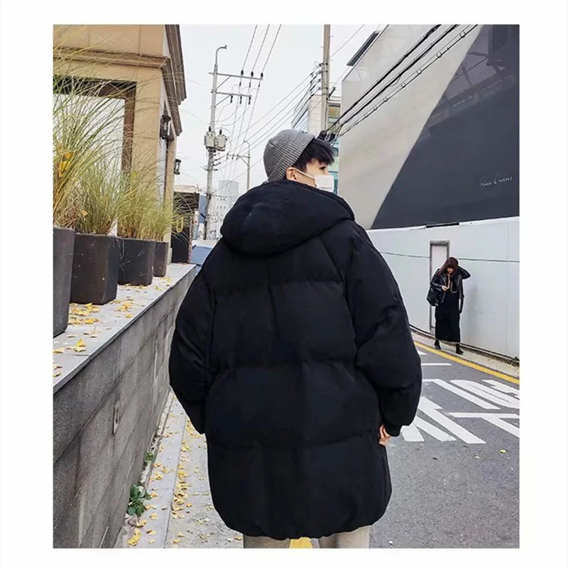 Parka Men Coats 2021 Winter Jacket Men Thicken Hooded Waterproof Outwear Warm Coat Casual Mens Jackets Overcoat Fur Thicking