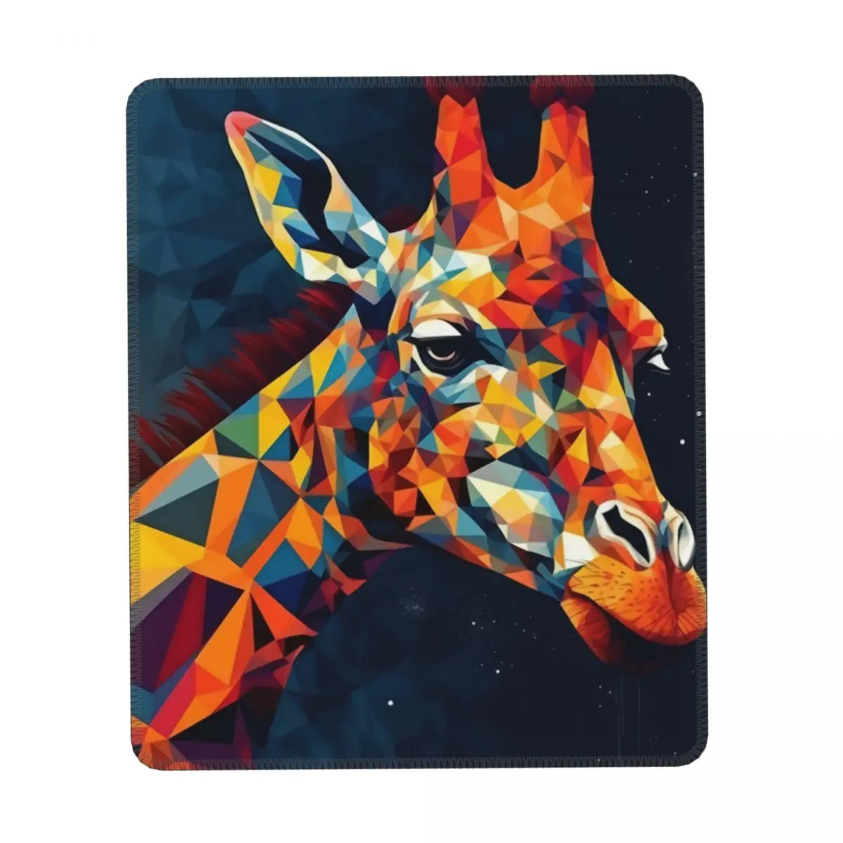 

Giraffe Vertical Print Mouse Pad Colorful Abstraction Vintage Cute Mousepad Desk Anti-Slip Rubber Mouse Pads
