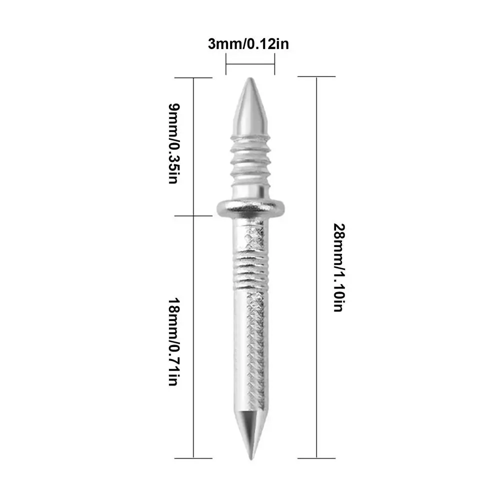 

100 шт., гвозди с двойной головкой, бесшовные нитки для плинтуса ногтей, бесшовные гвозди без следов, металлические нержавеющ...