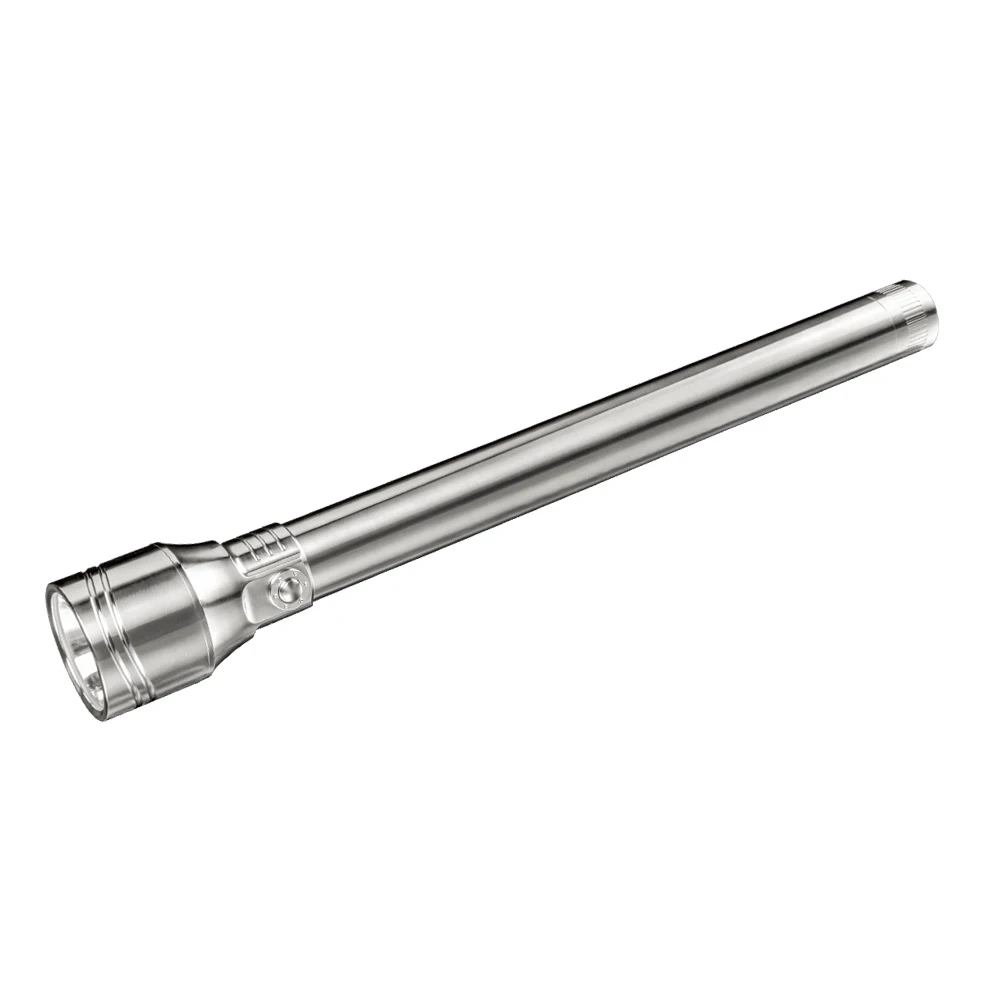 

LED Stainless Steel Glare Flashlight 1400 Lumens Baseball Bat Flashlight Tactical Flashlight Charging
