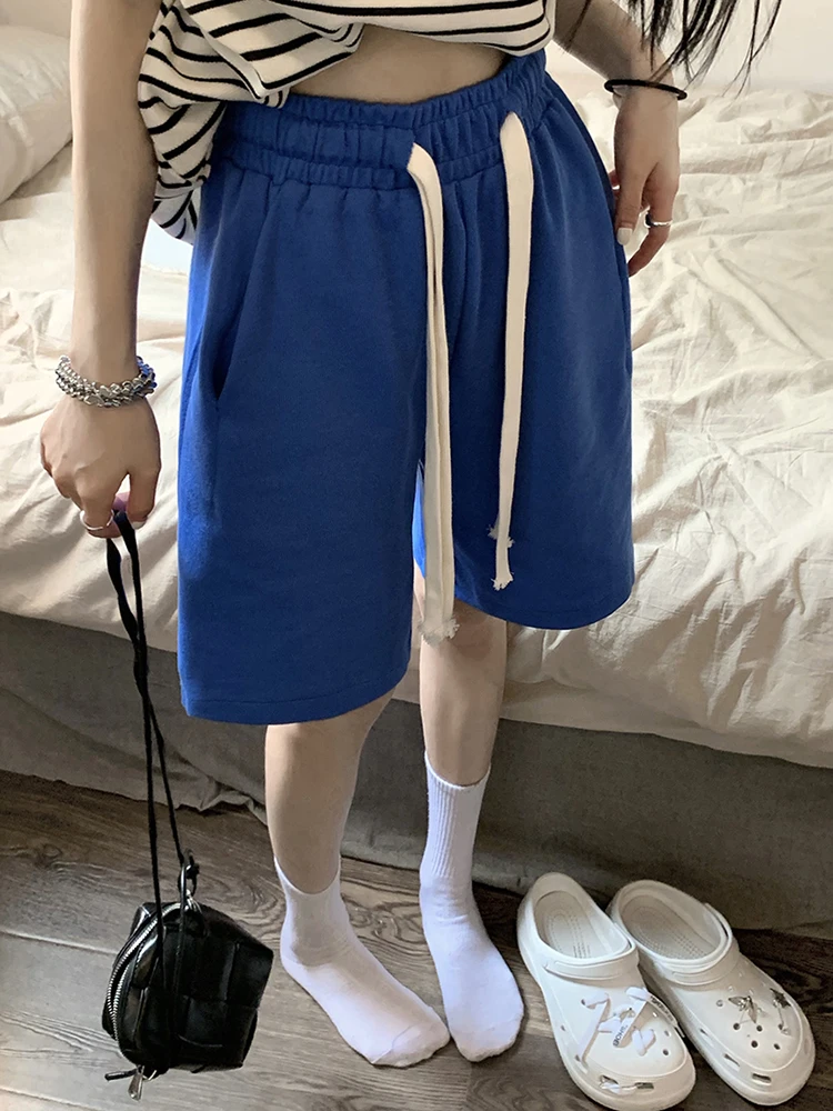 

Ladies Casual Pants Loose Slim Thin Shorts Women's Summer High Waist Versatile Five Points Casual Pants