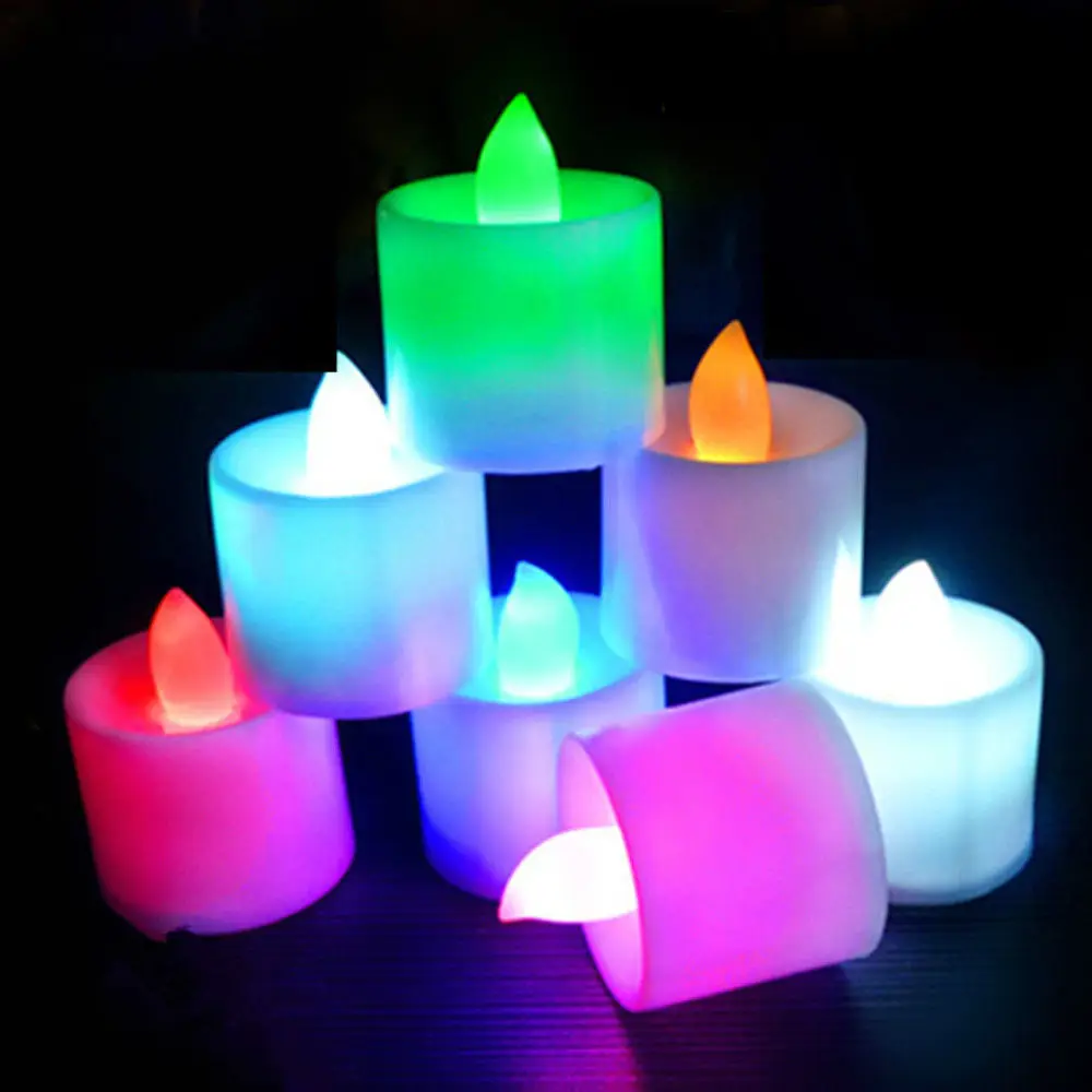 

20 PCS Flameless LED Candles Light Tea Light Battery Powered For Wedding Birthday Romantic Light Birthday Party Home Decoration