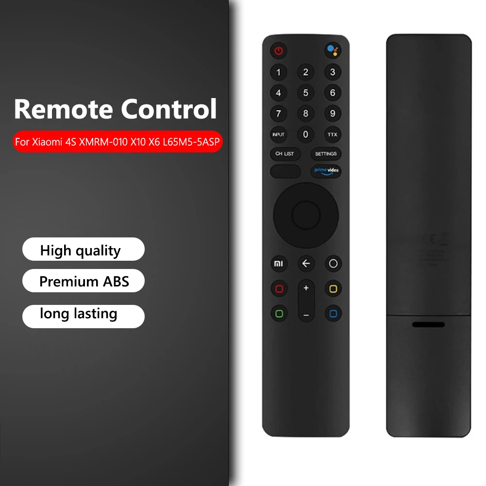 

Сменный пульт дистанционного управления для Xiaomi 4S X10 X6 XMRM-010 TV ABS Smart Bluetooth-совместимые голосовые пульты дистанционного управления