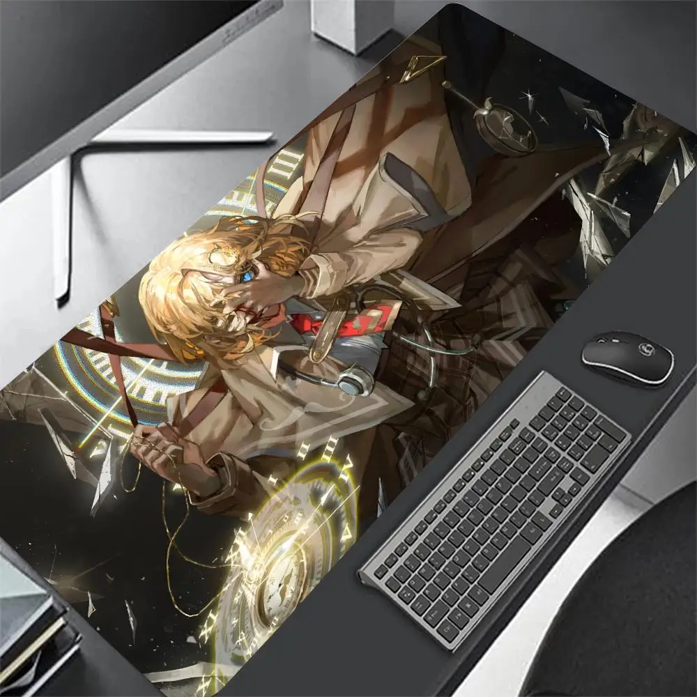 

Anime Girl Watson Amelia Mousepad Large Gaming Mouse Pad LockEdge Thickened Computer Keyboard Table Desk Mat