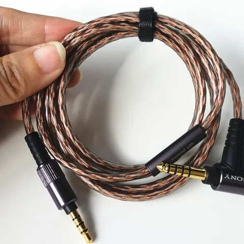 Оригинальный кабель для обновления наушников MUC - S12SB1 AUX Audio 8 - сердечный 3,5 - гнездовой разъем до 4.4 - мм сбалансированного разъема соединительный кабель для MDR - MV1 1A
