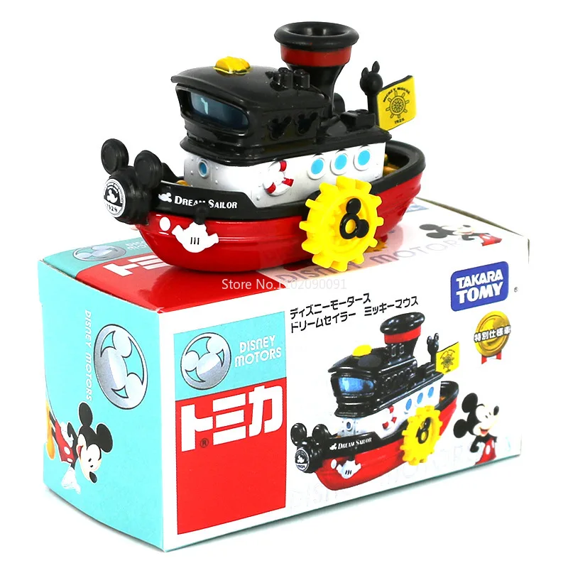 

Tomica Disney Motors Dream Sailor Japan Mouse Mickey Takara Tomy Metal Cast Car Model Vehicle Toys for Children Collectable