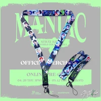 Kpop StrayKids MANIAC Lanyard StaryKids New Album ODDINARY Key Ring Badge Neck Straps Keychain Phone Rope Accessories