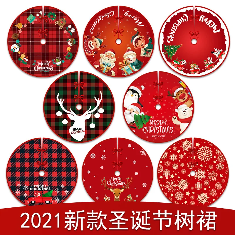 

Christmas Tree Skirt Christmas Tree Bottom Decoration Products Creative Exquisite Tree Skirt Christmas Decoration Floor Mat
