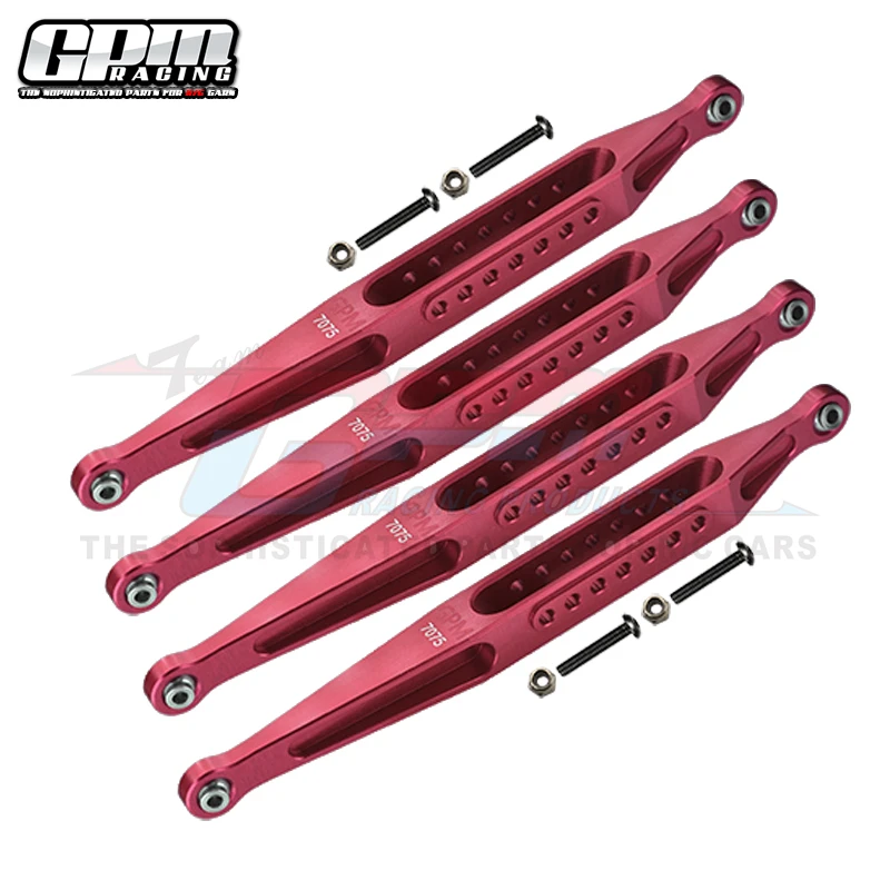 Алюминий GPM с ЧПУ 7075 нижняя тяга для LOSI 1/8 LMT твердый мост Monster Truck LOS 244008 Racing