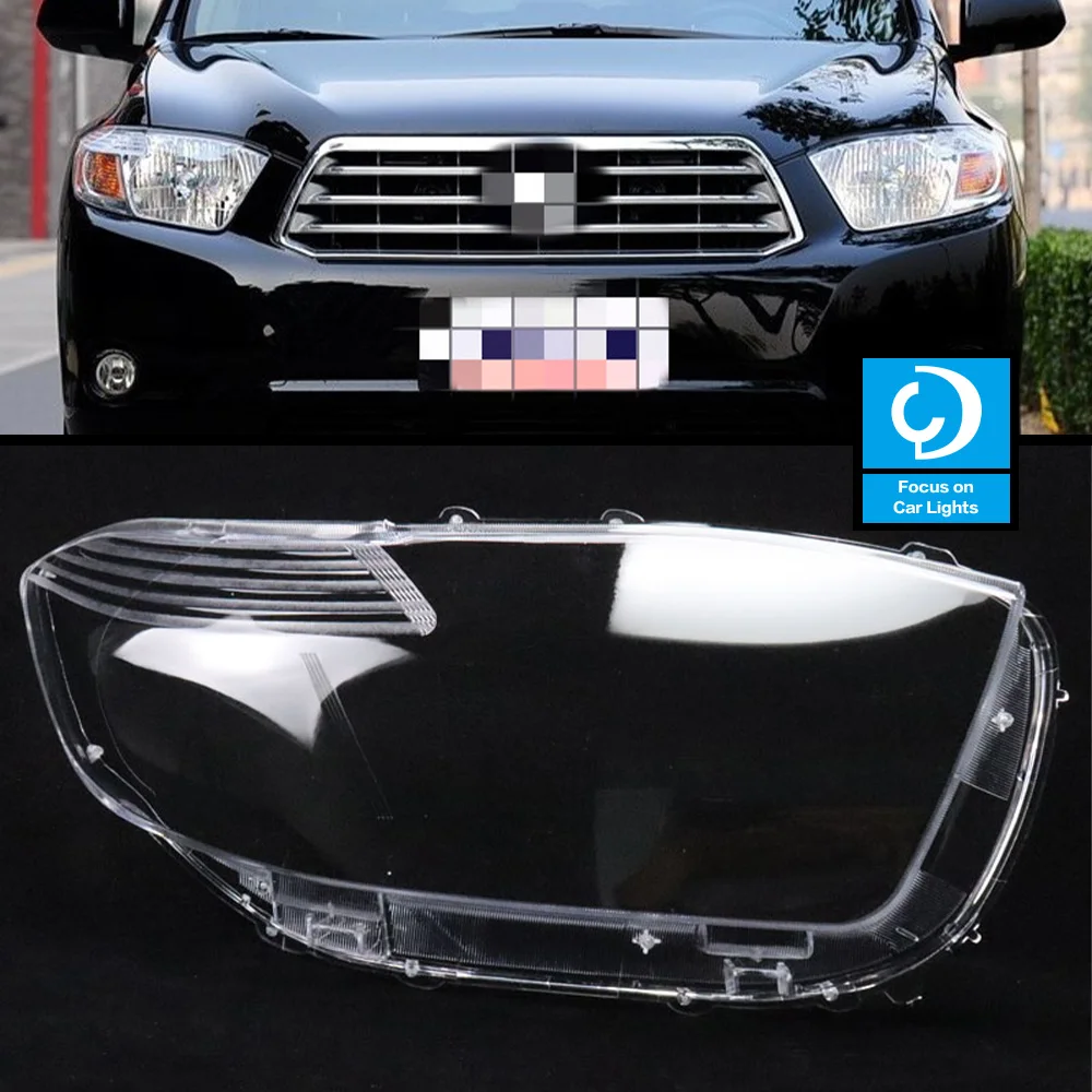 

Прозрачное стекло на переднюю фару автомобиля для Toyota HighLander 2007-2011