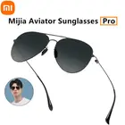 Солнцезащитные очки-авиаторы Xiaomi Mijia, профессиональные блочные антибликовые ультратонкие очки из нержавеющей стали с защитой от ультрафиолета, для путешествий, для мужчин и женщин
